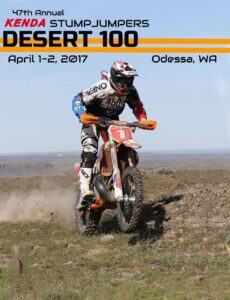 Stumpjumpers' Desert 100 2017 poster